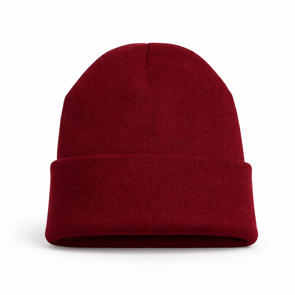 Beanie Cuffed Knit Winter Hat Unisex Cold Weather Wear