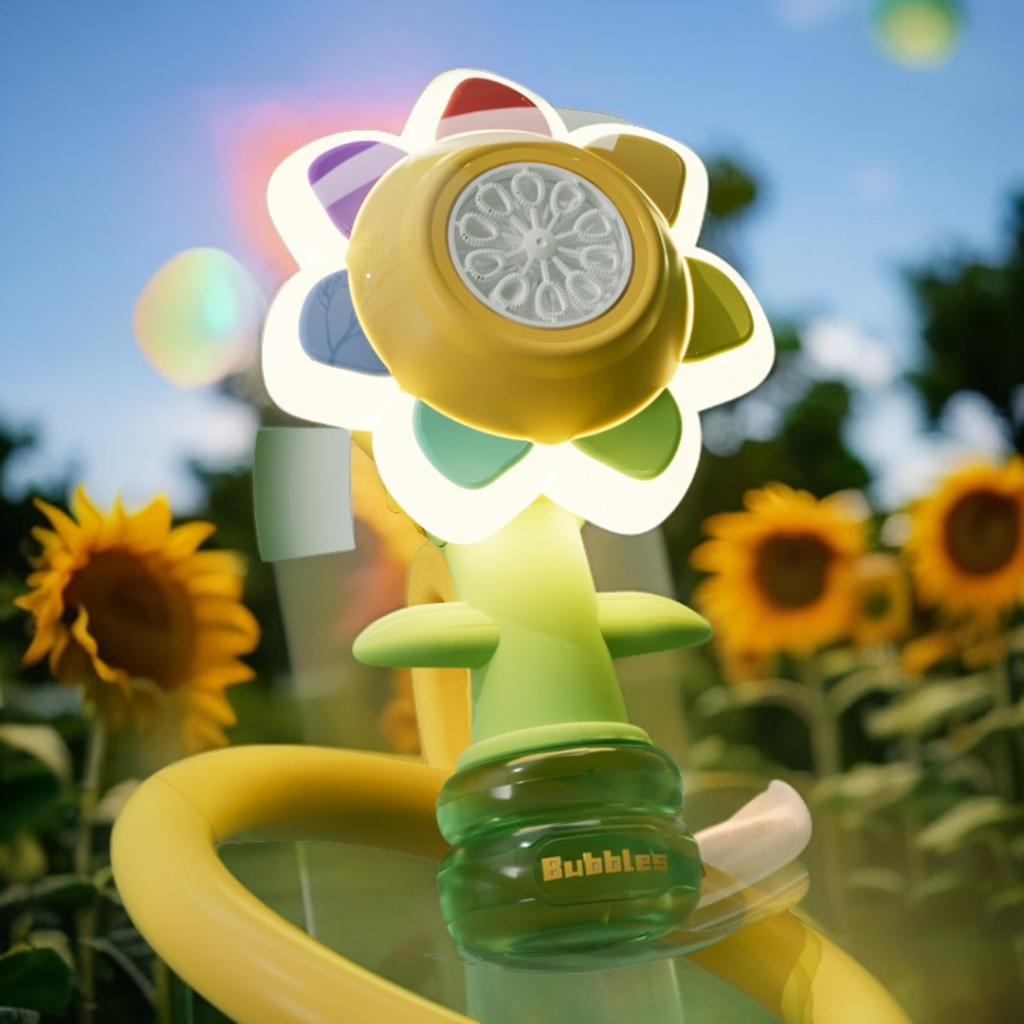Electric Flower Toy Dancing Bubble Music Lights