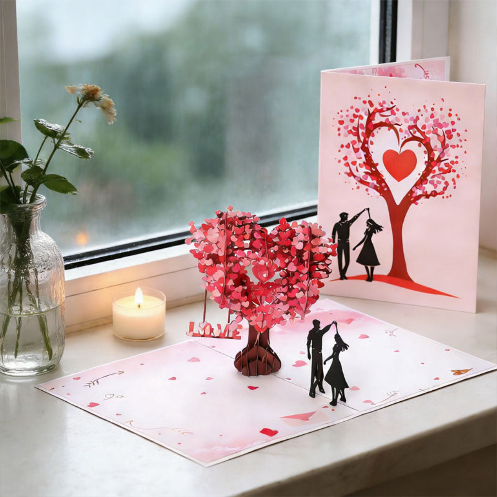 Greeting Card 3D Pop Up Romantic Dance Scene