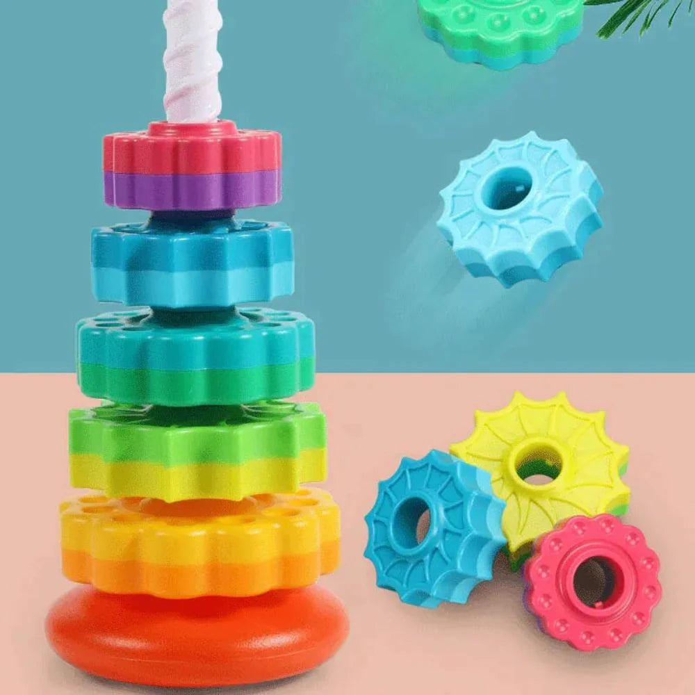 Kids Stacking Tower Educational Toy Blocks