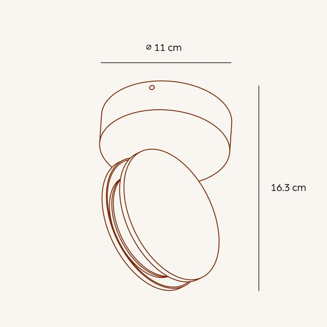 LED Modern Swivel 360° Ceiling Light