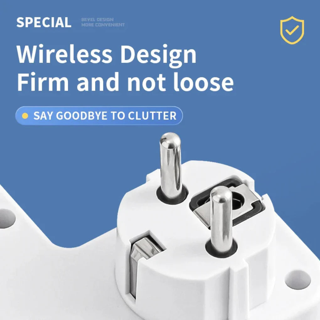 Power Strip Plug Extension USB Type C Surge Protector