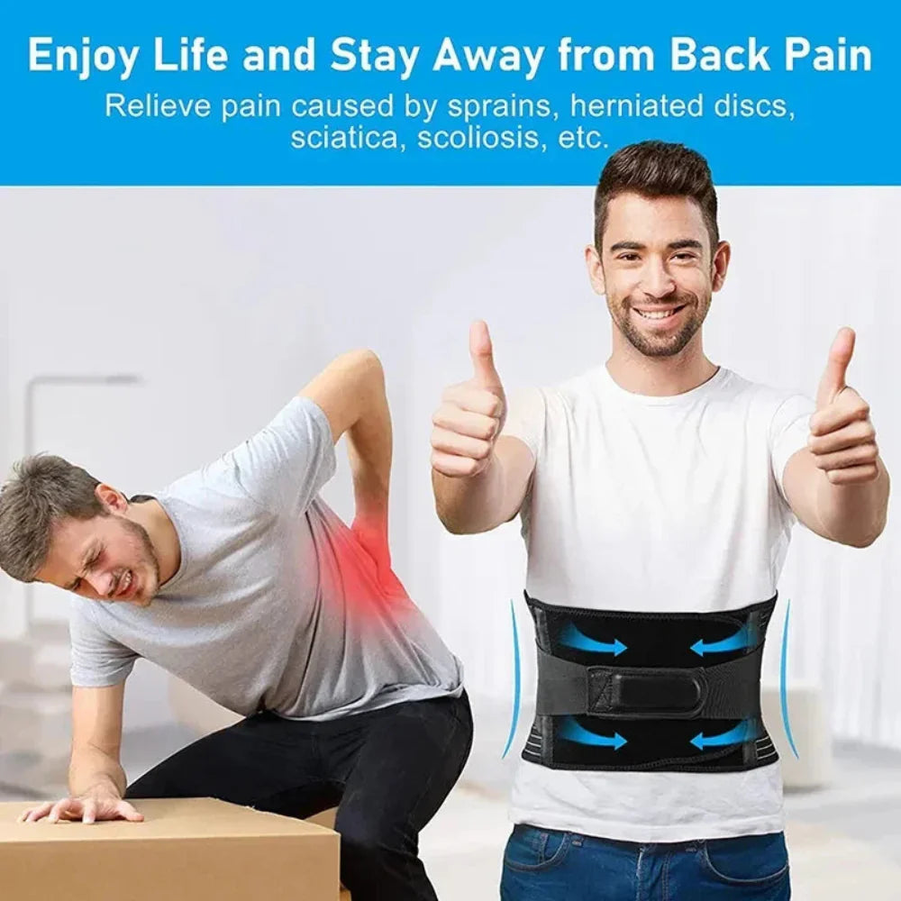 360 Degrees Lumbar Back Support Belt Brace