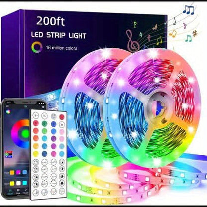 LED Strip Lights 300ft – Colour Changing RGB Light Strip with Music Sync & App Control