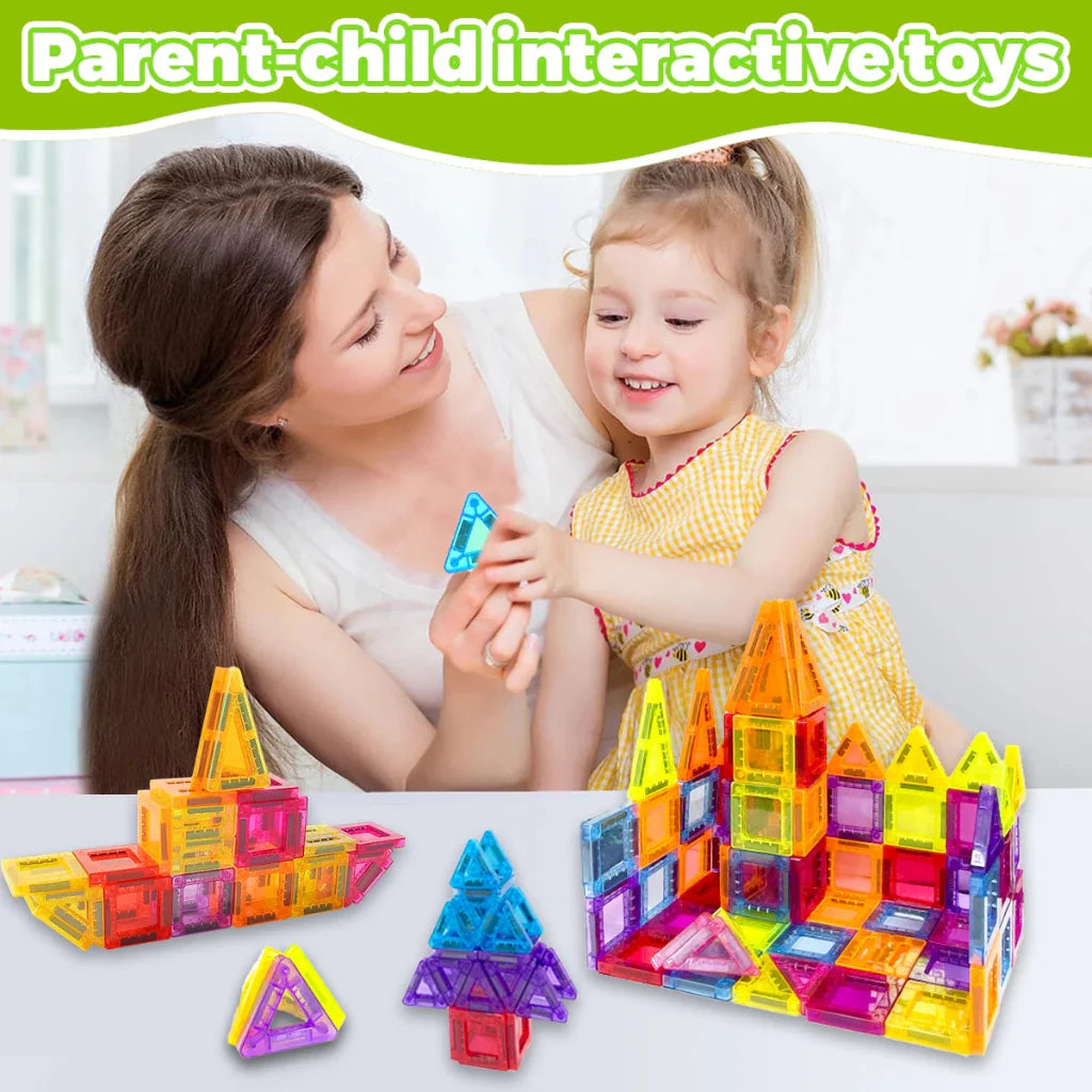 Building Blocks Educational Magnetic STEM Toy Set