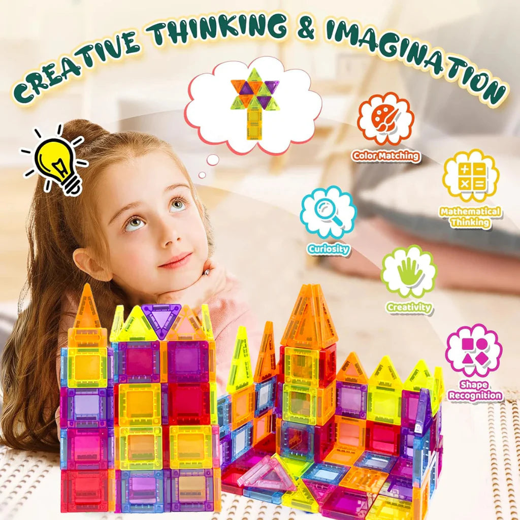 Building Blocks Educational Magnetic STEM Toy Set