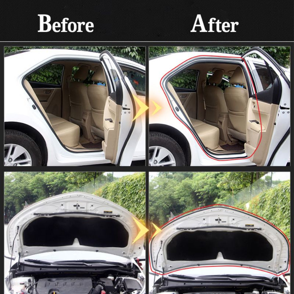 Car Door Seal Strip Rubber Weatherproofing Soundproofing