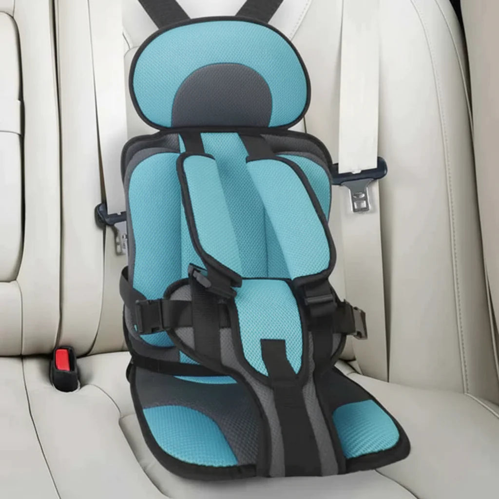 Car Seat Travel Harness Compact Padded Child Safety Seat