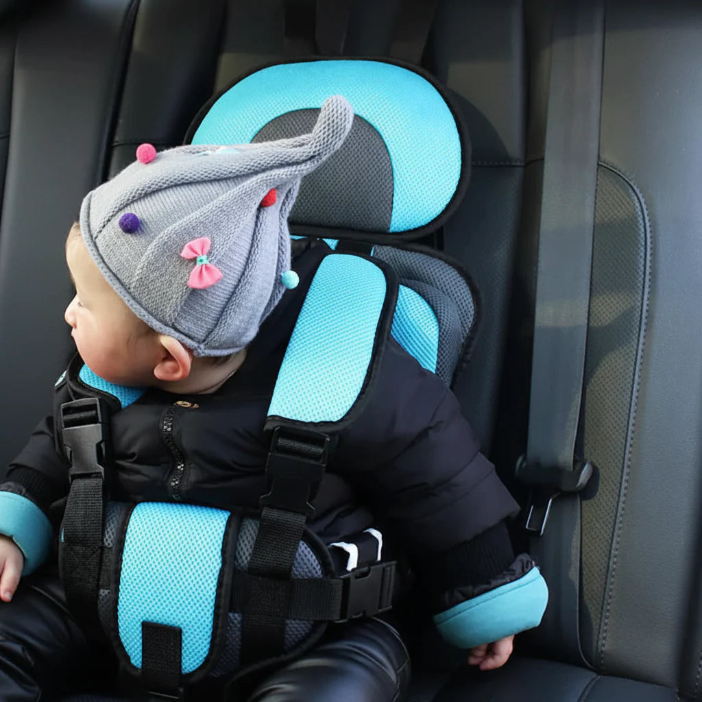 Car Seat Travel Harness Compact Padded Child Safety Seat