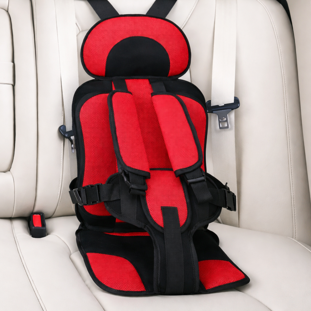 Car Seat Travel Harness Compact Padded Child Safety Seat