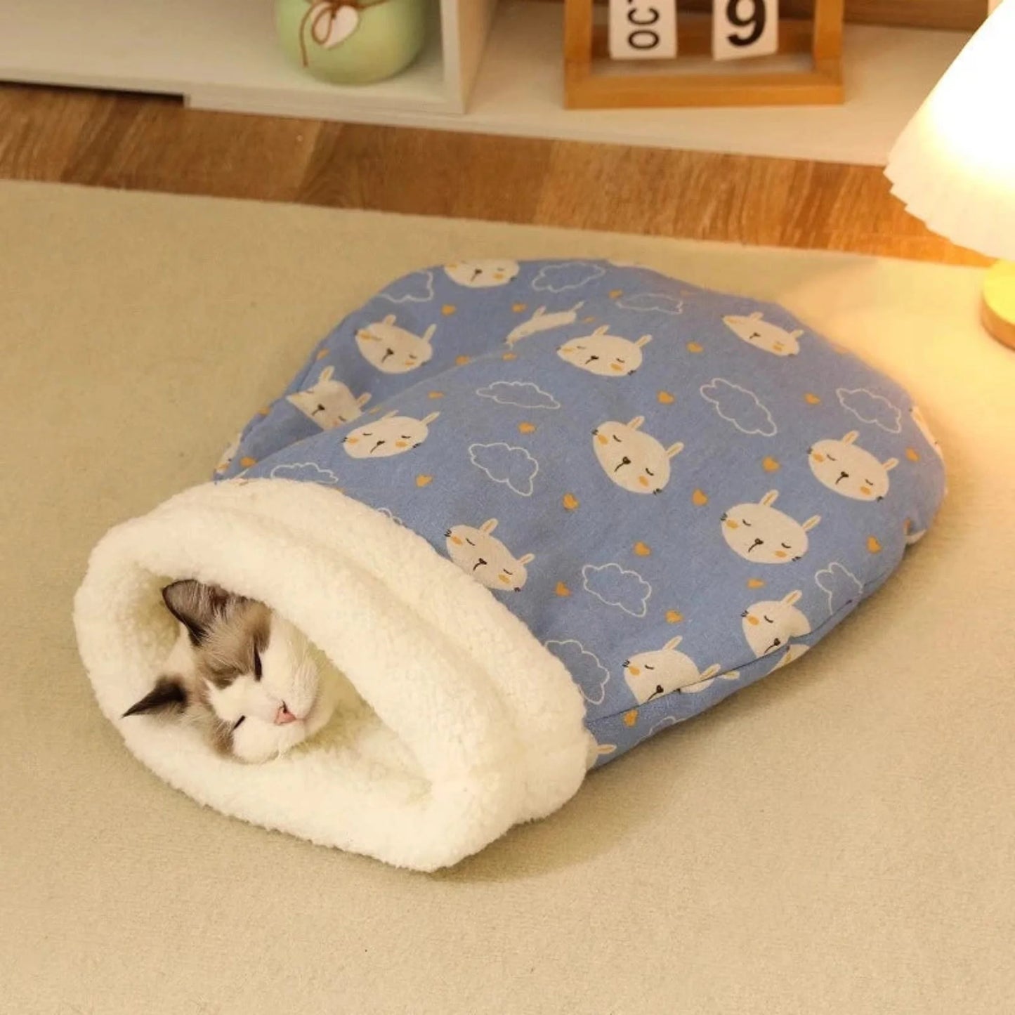 Cat Cozy Sleeping Bag Bed