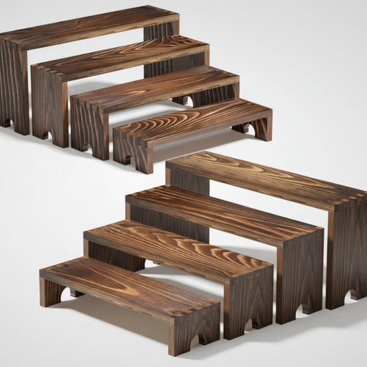 Display Shelves Tiered Organizer Set