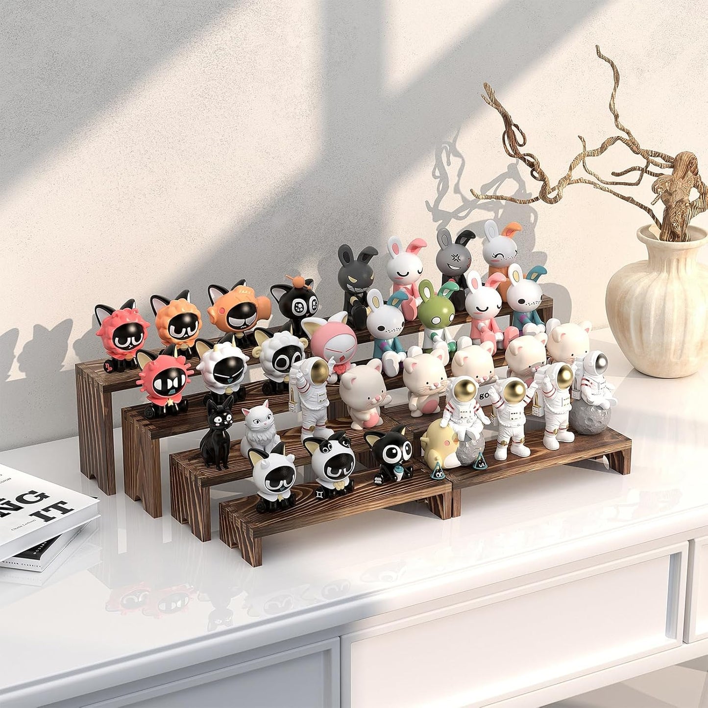 Display Shelves Tiered Organizer Set