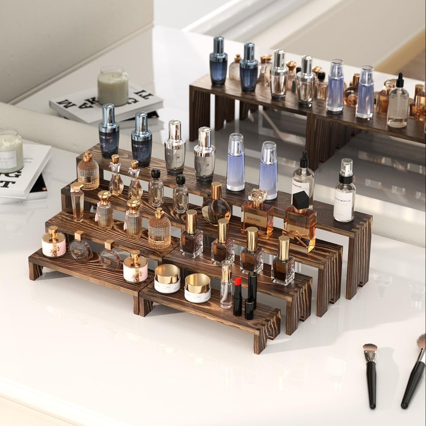 Display Shelves Tiered Organizer Set