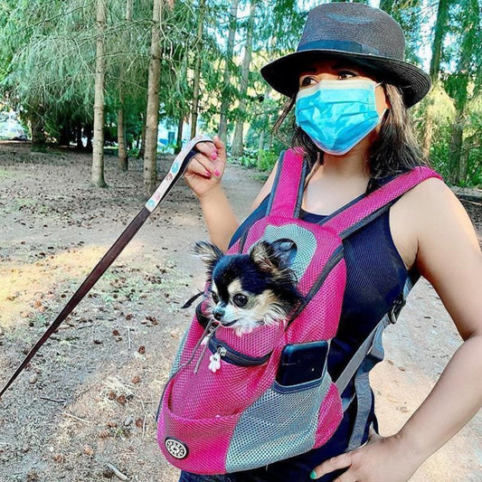 Dog Backpack Breathable Pet Carrier Outdoor Travel
