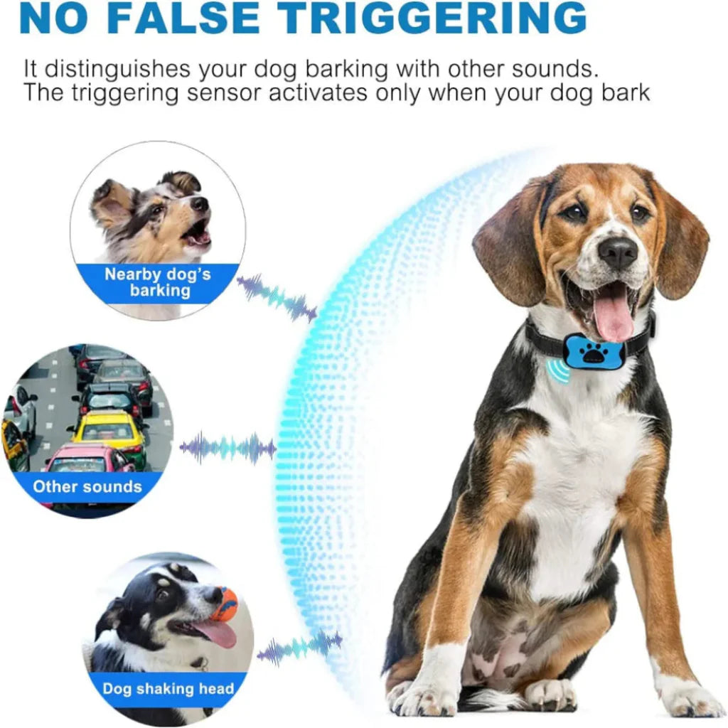 Dog Training Collar Vibration Ultrasonic Anti Bark