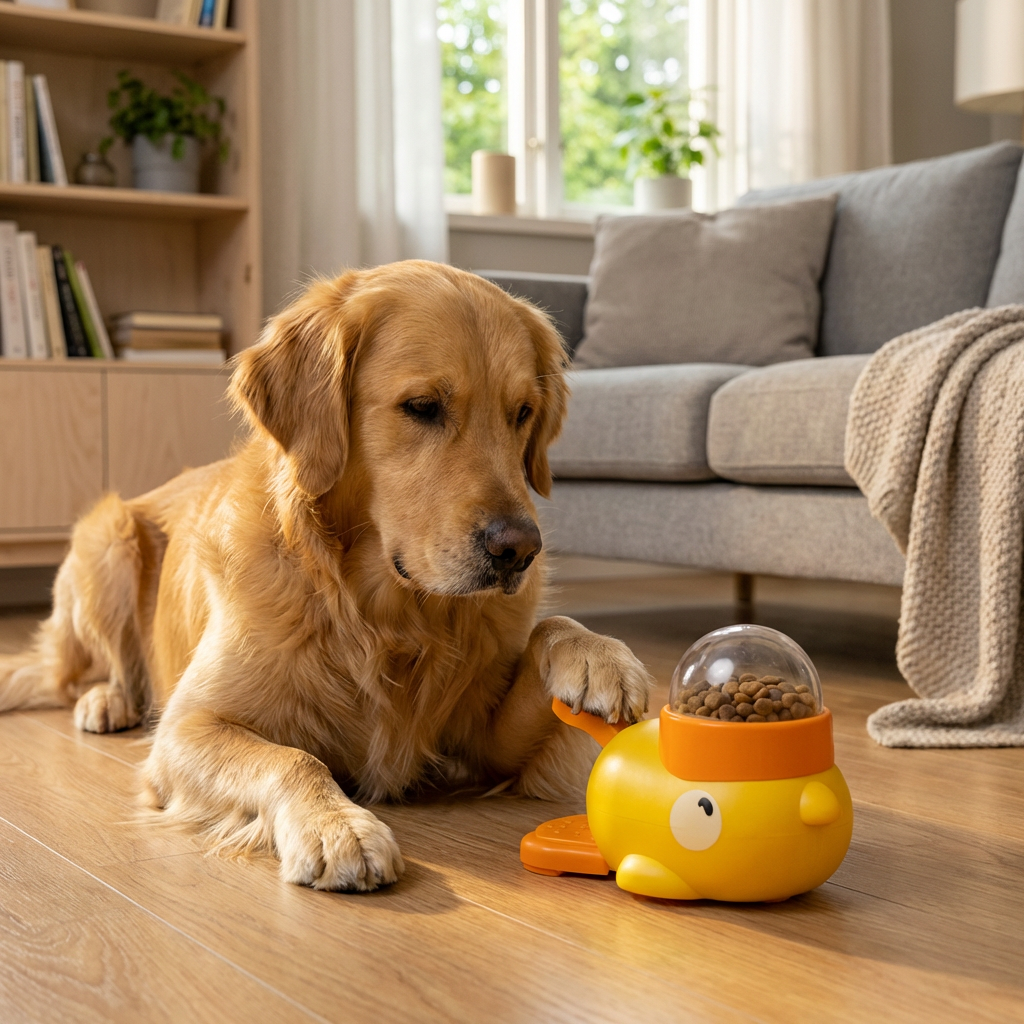 Duck Treat Dispenser Pet Toy Mental Training
