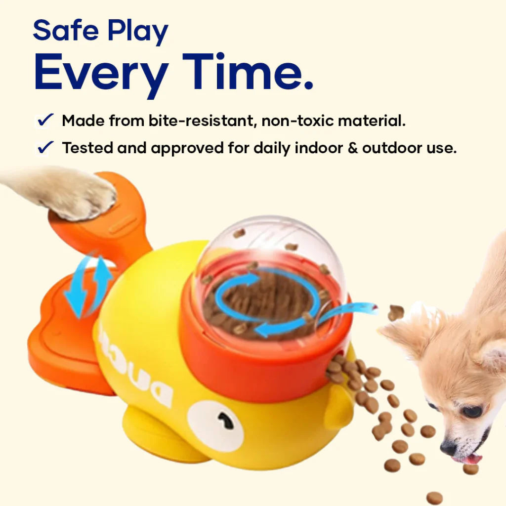 Duck Treat Dispenser Pet Toy Mental Training