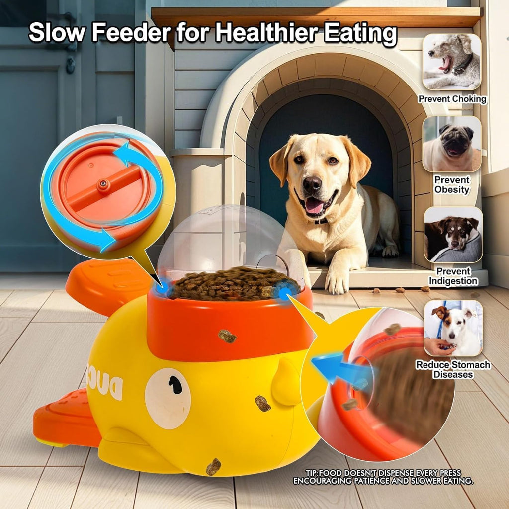 Duck Treat Dispenser Pet Toy Mental Training
