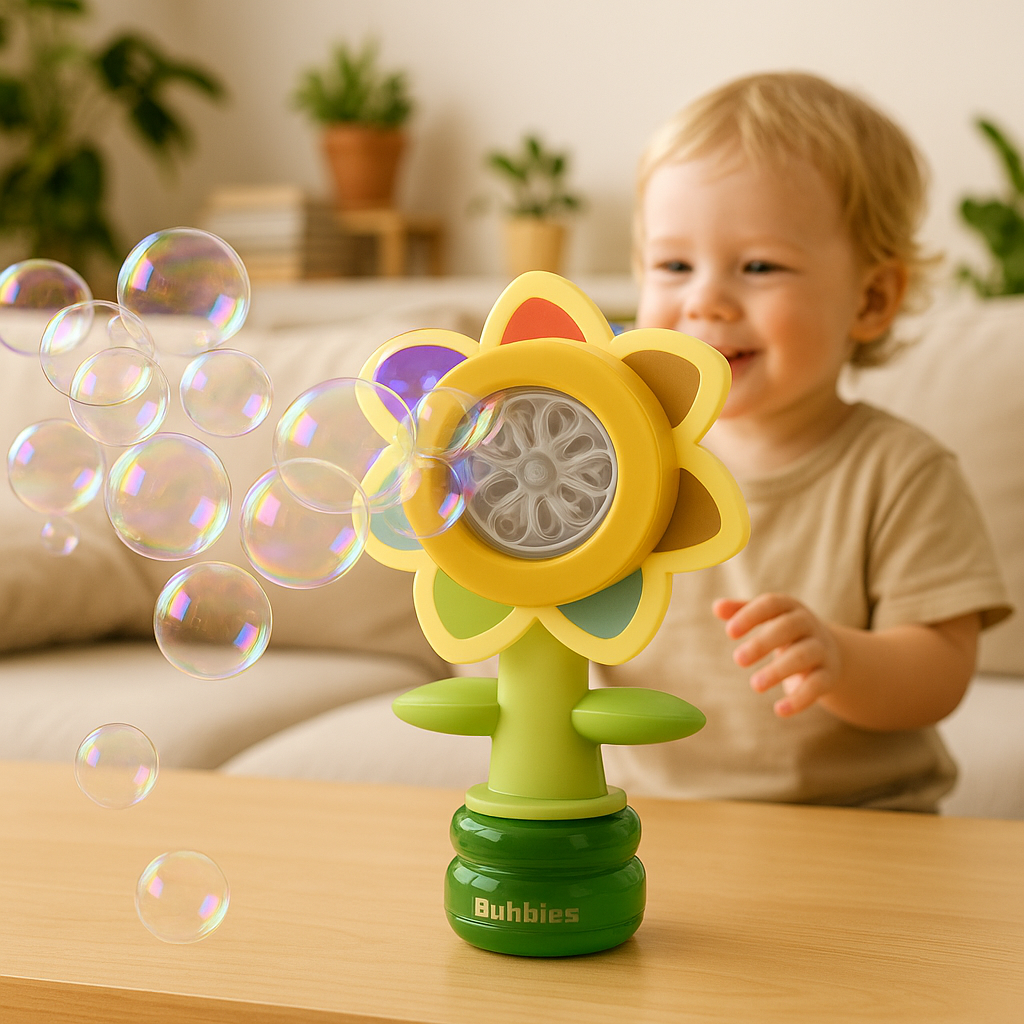 Electric Flower Toy Dancing Bubble Music Lights