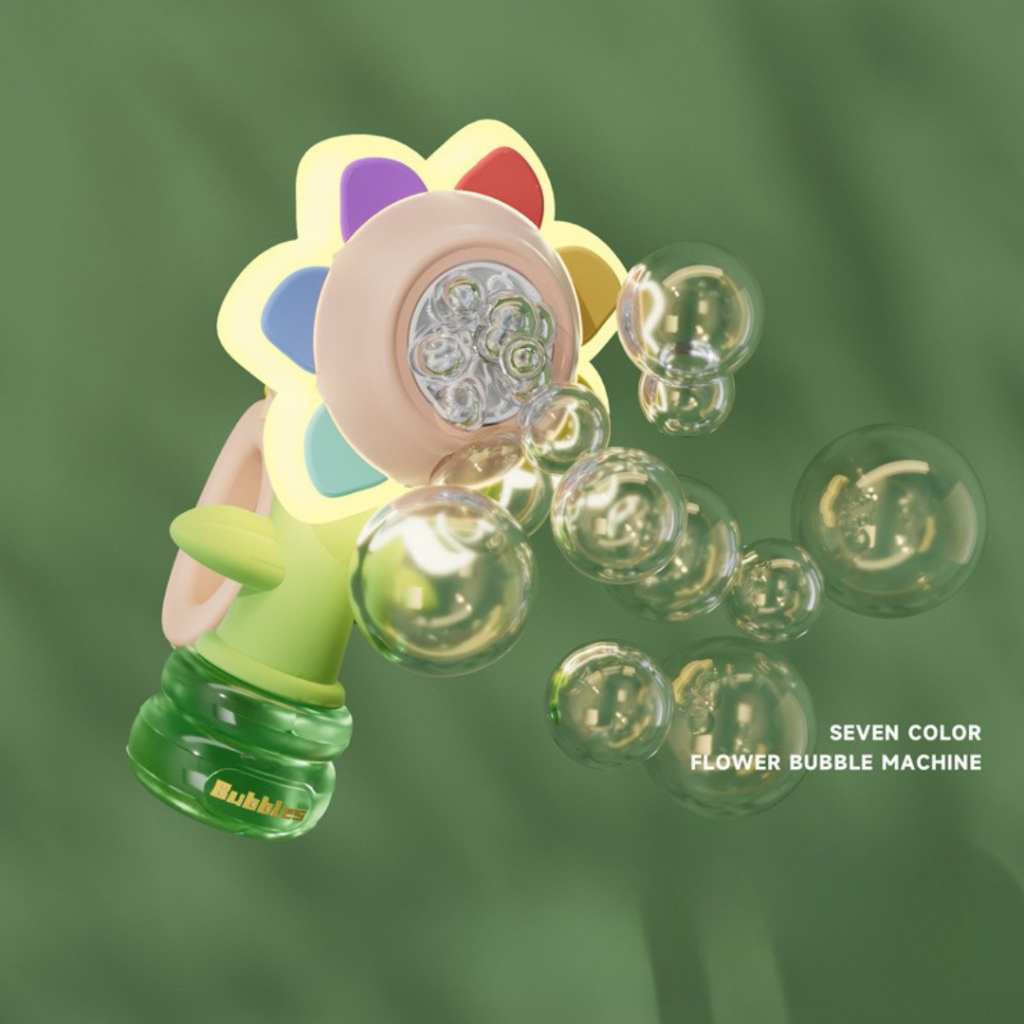 Electric Flower Toy Dancing Bubble Music Lights