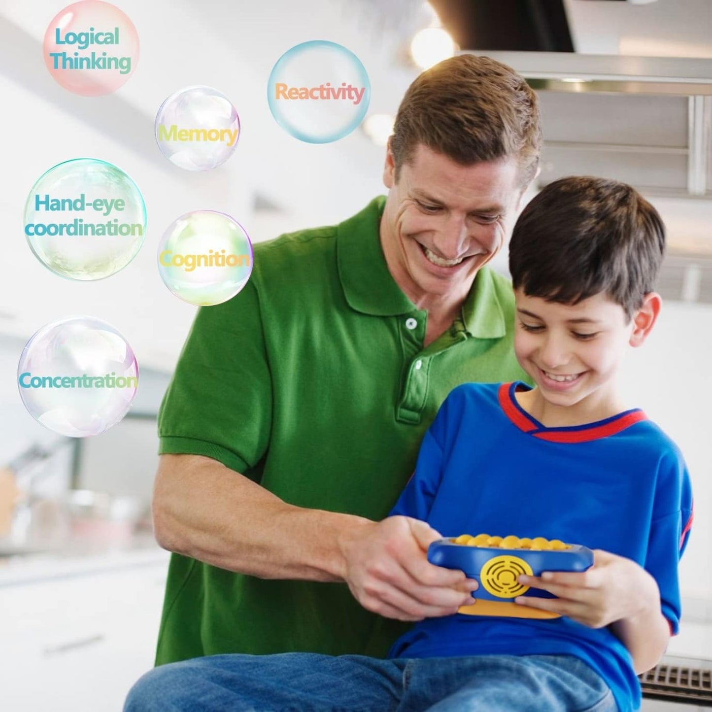 Fidget Toy Game Console Light Up Pop It Multiplayer