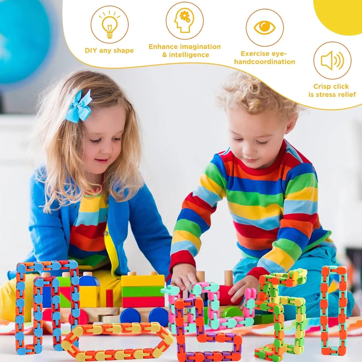 Fidget Toys Snap Link Sensory Pack
