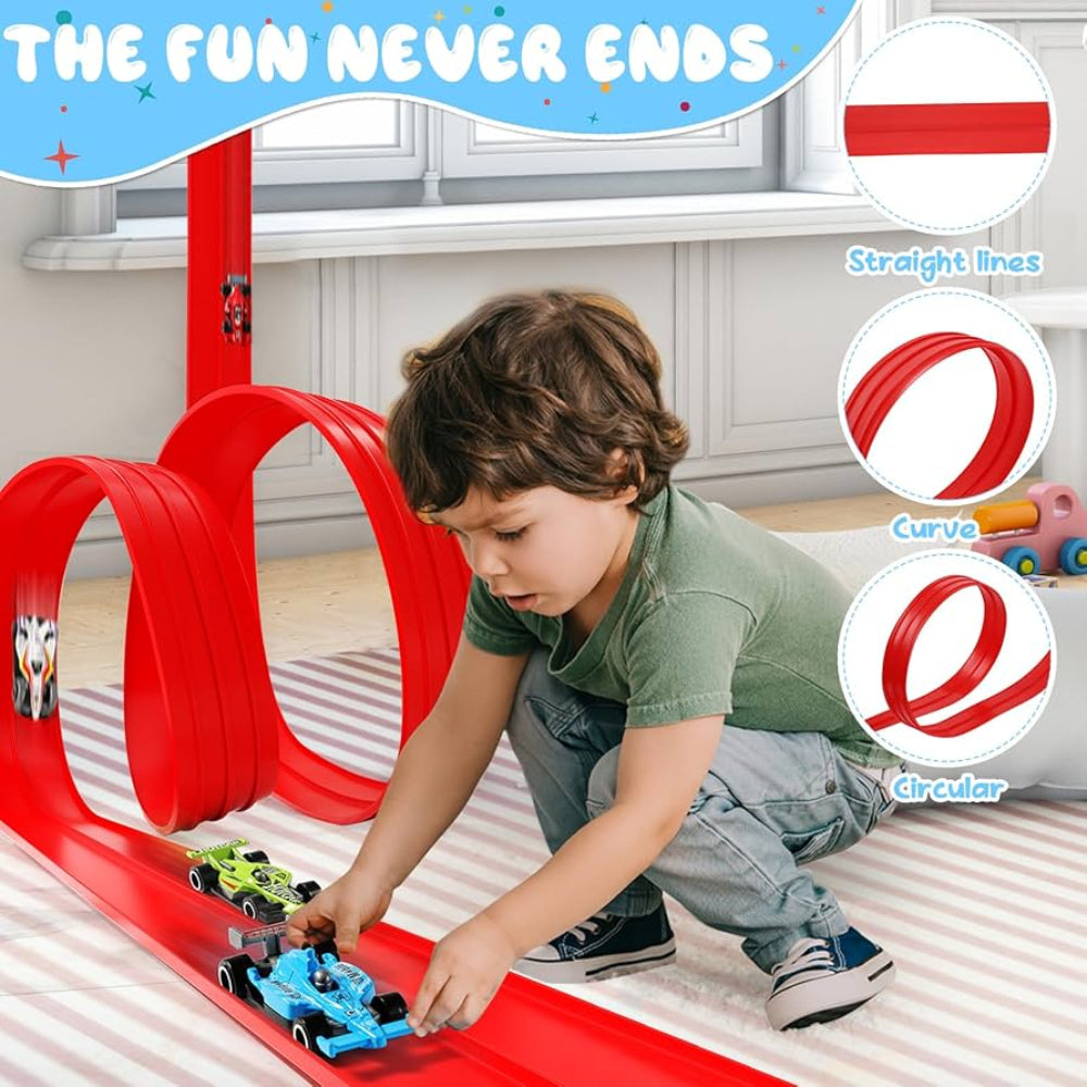 Flexible Race Track Toy Cars Set
