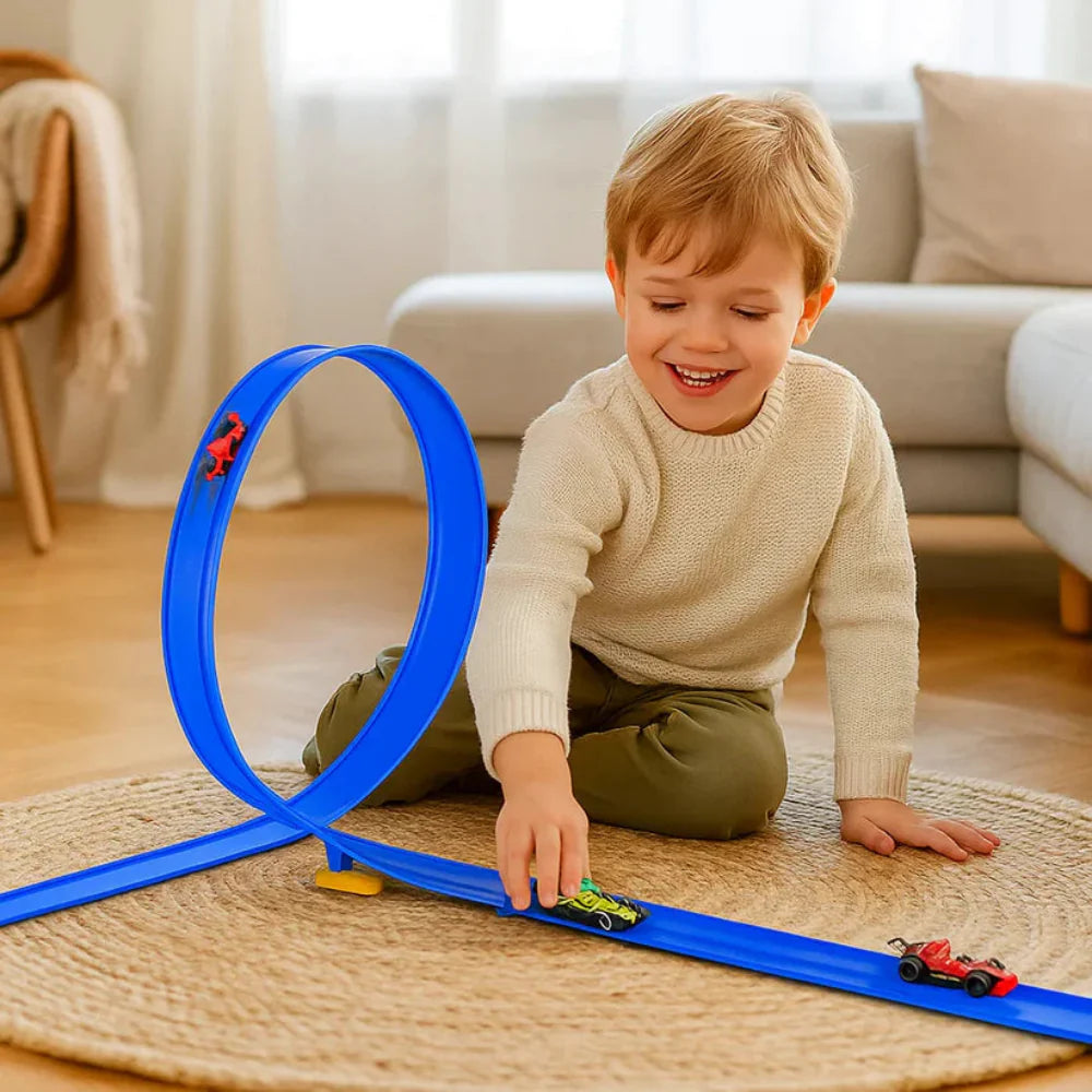 Flexible Race Track Toy Cars Set