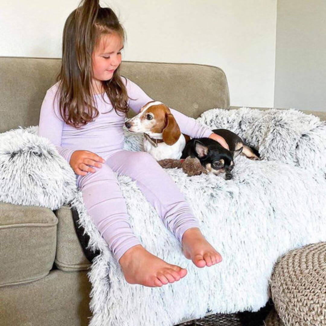 Fluffy Dog Cat Couch Cover Furniture Protector