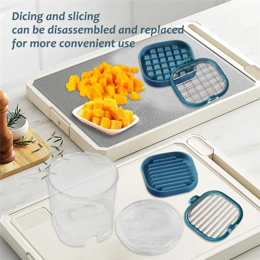 Fruit Slicer Cup Stainless Steel Kitchen Gadget
