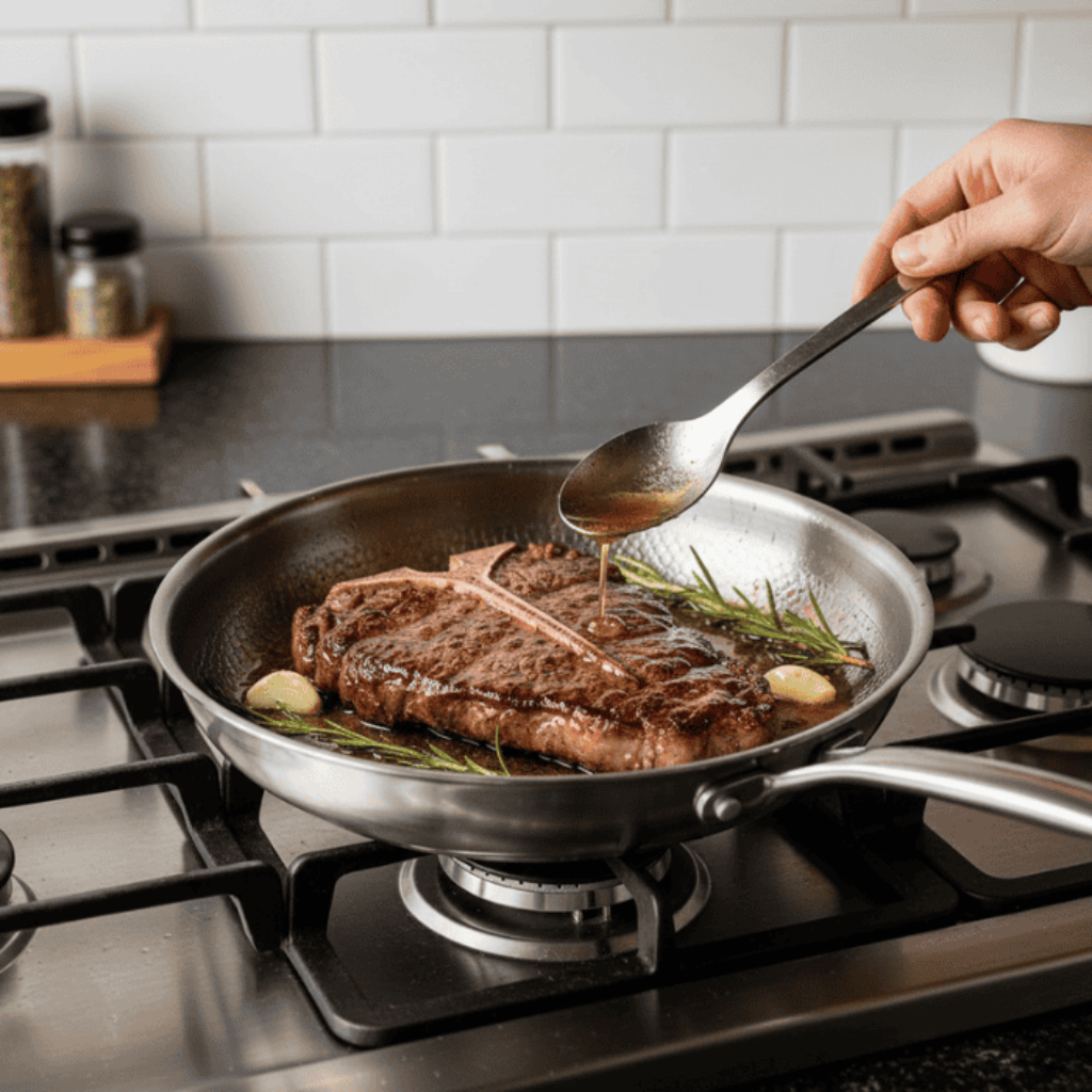 Frying Pan Induction Ready Uncoated Cooking Pan