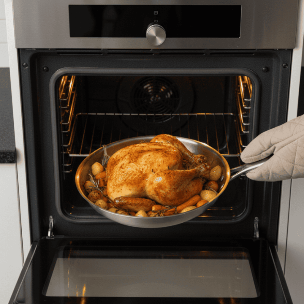 Frying Pan Induction Ready Uncoated Cooking Pan