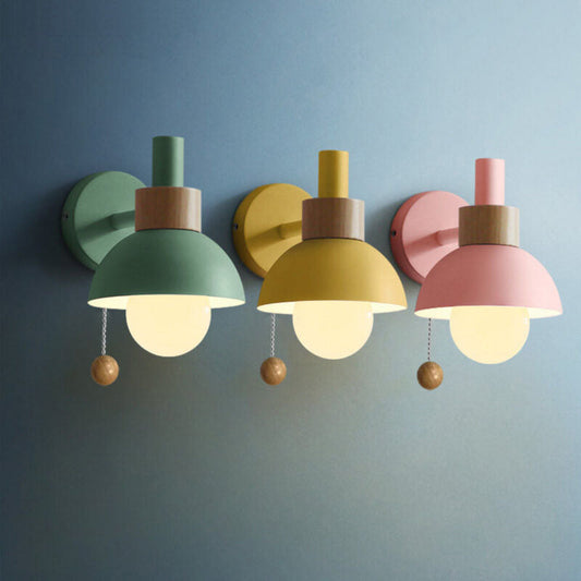 Globe Nordic Macaron Sconce Wall Light