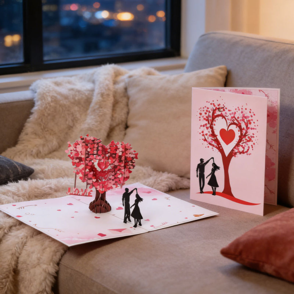 Greeting Card 3D Pop Up Romantic Dance Scene