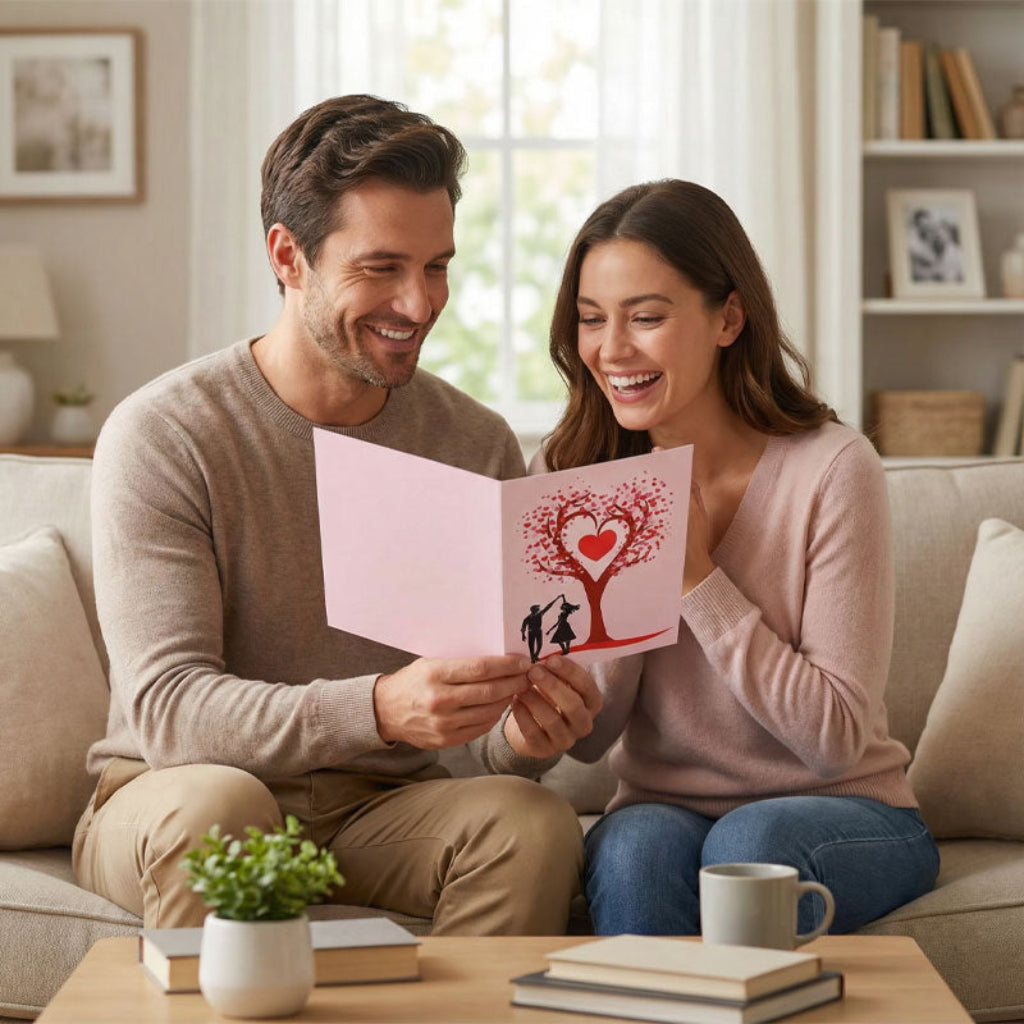 Greeting Card 3D Pop Up Romantic Dance Scene
