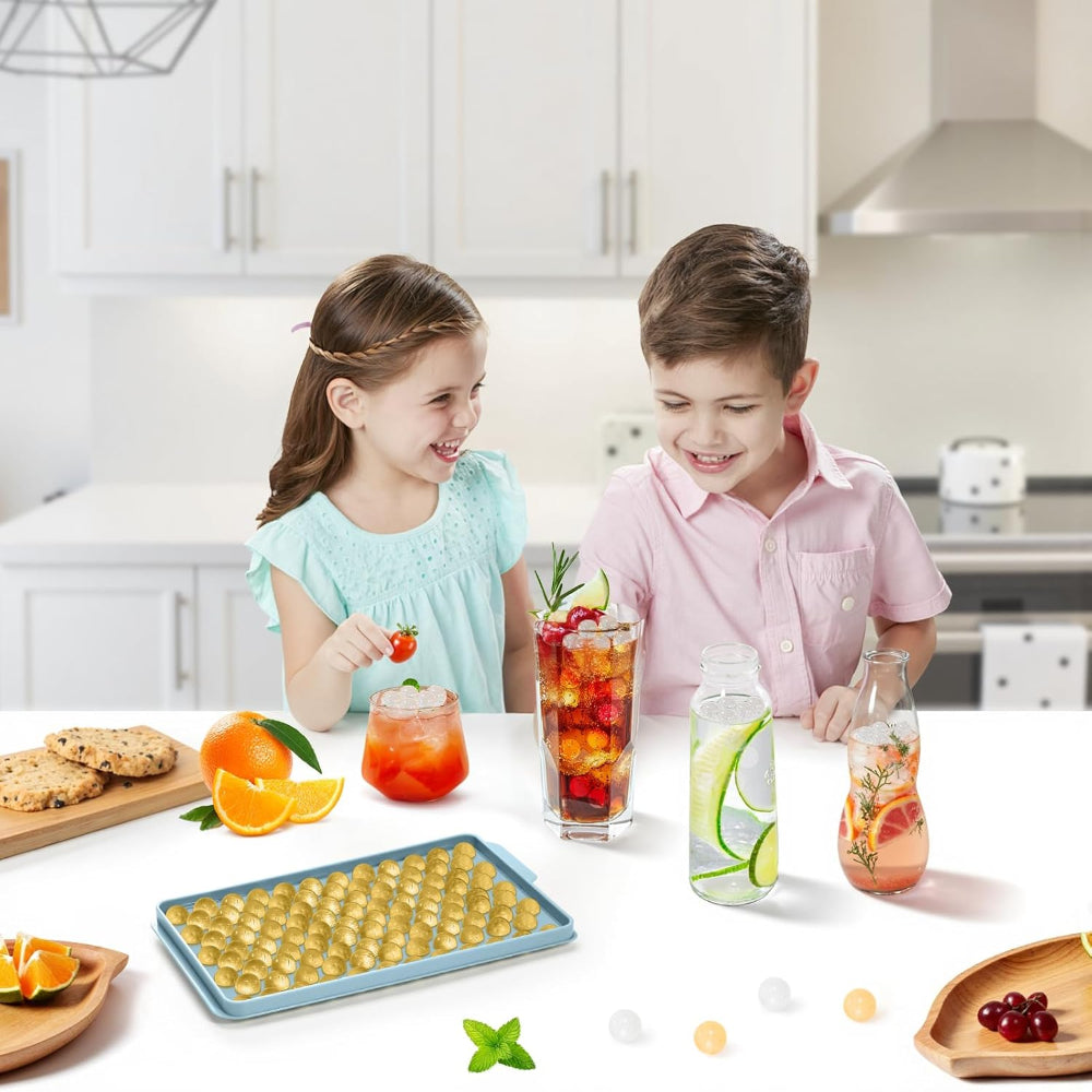 Ice Cube Tray Mini Pebble Silicone Freezer Molder