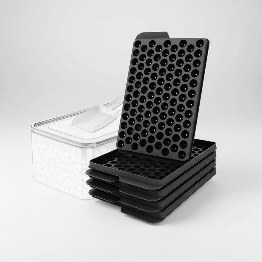 Ice Cube Tray Mini Pebble Silicone Freezer Molder