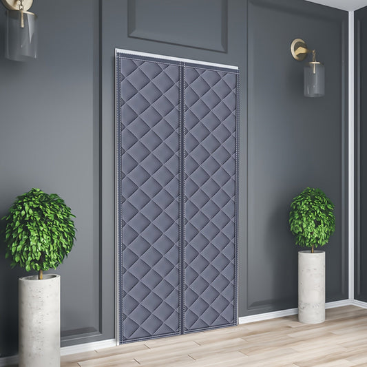 Insulated Door Curtain Draught Excluder Home Warmth
