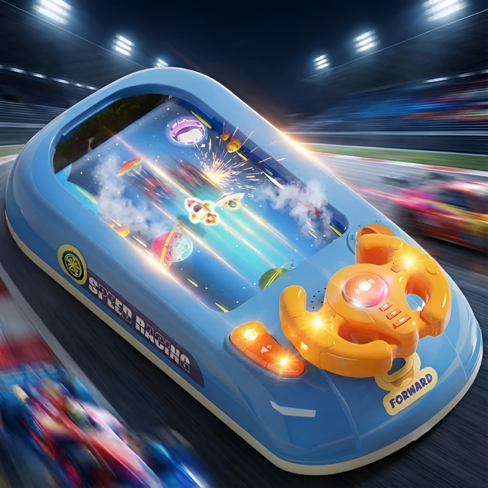 Interactive Car Racing Game Set Electronic Toy
