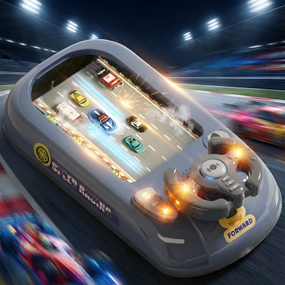 Interactive Car Racing Game Set Electronic Toy