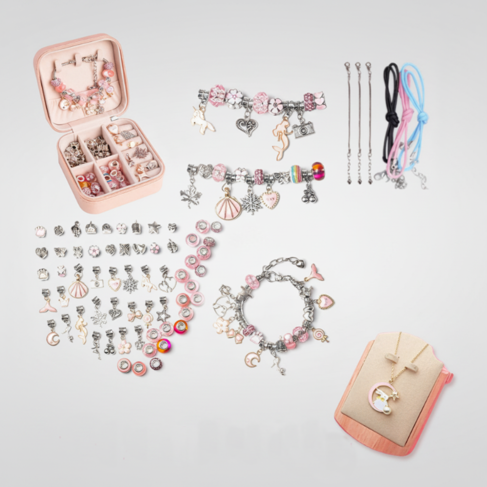 Kids Bracelet Making Kit Craft DIY Jewelry Set