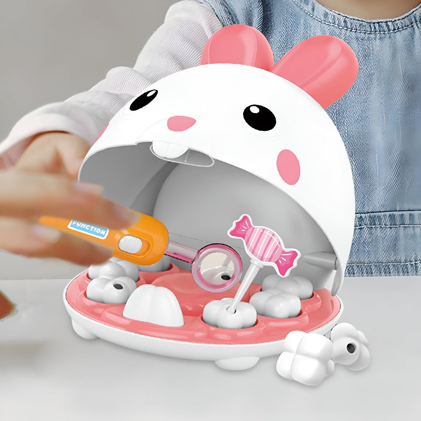 Kids Dentist Bunny Toy Learn Smile Fun Play