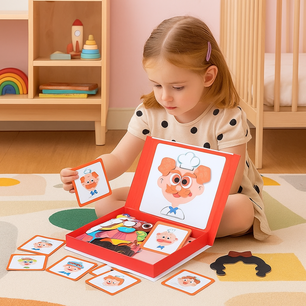 Kids Face Expression Educational Toy Learning Puzzle