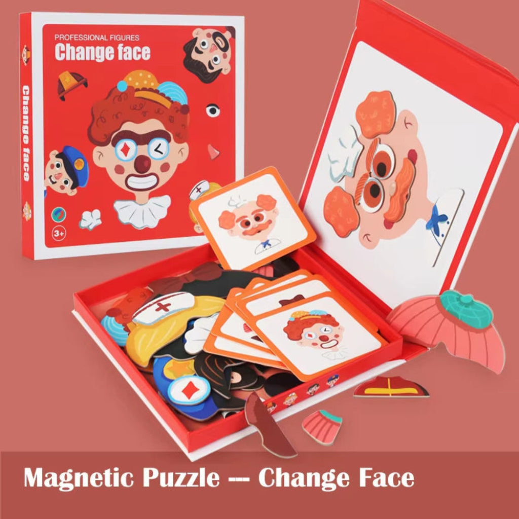 Kids Face Expression Educational Toy Learning Puzzle
