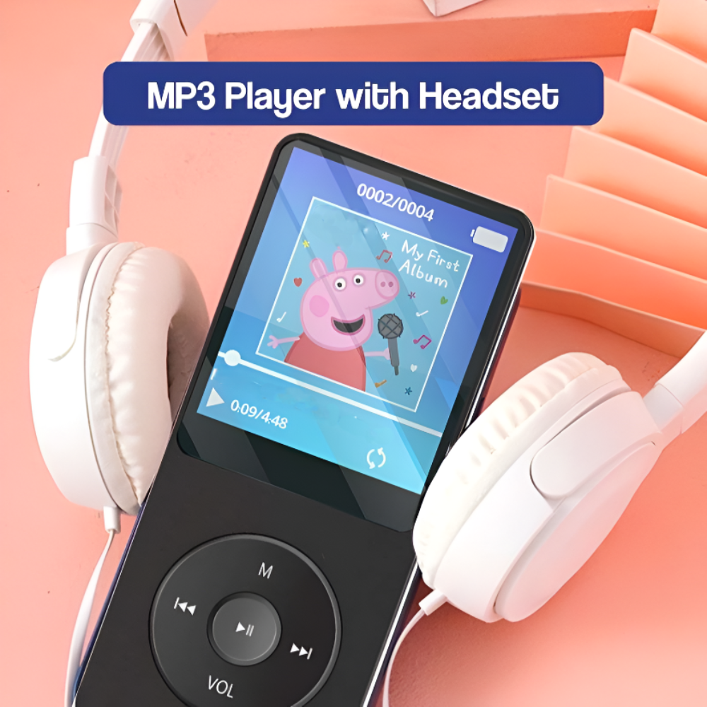 Kids MP3 Player Headset Digital Music Player
