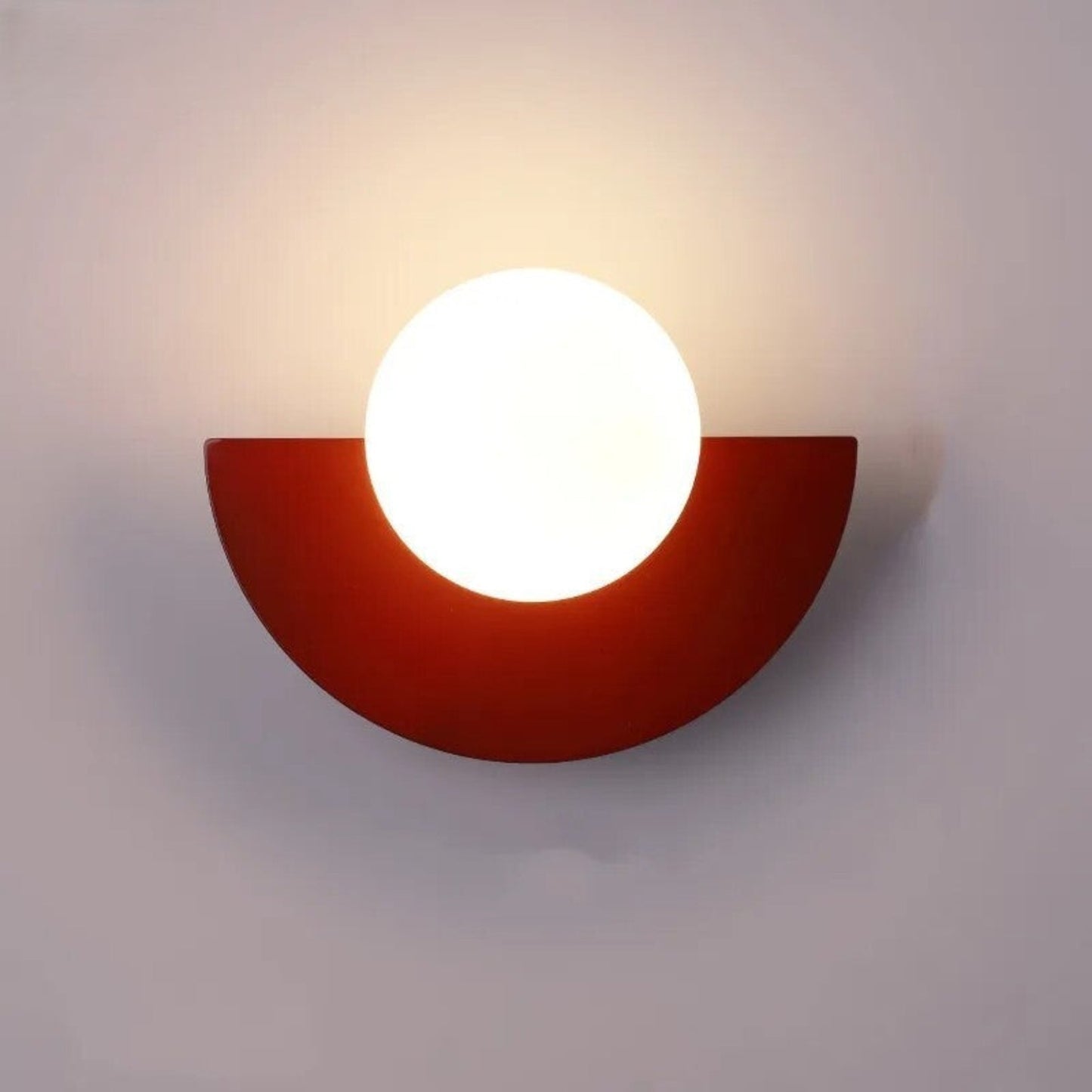 LED Indoor Light Fixture Wall Sconce Modern Glass Globe