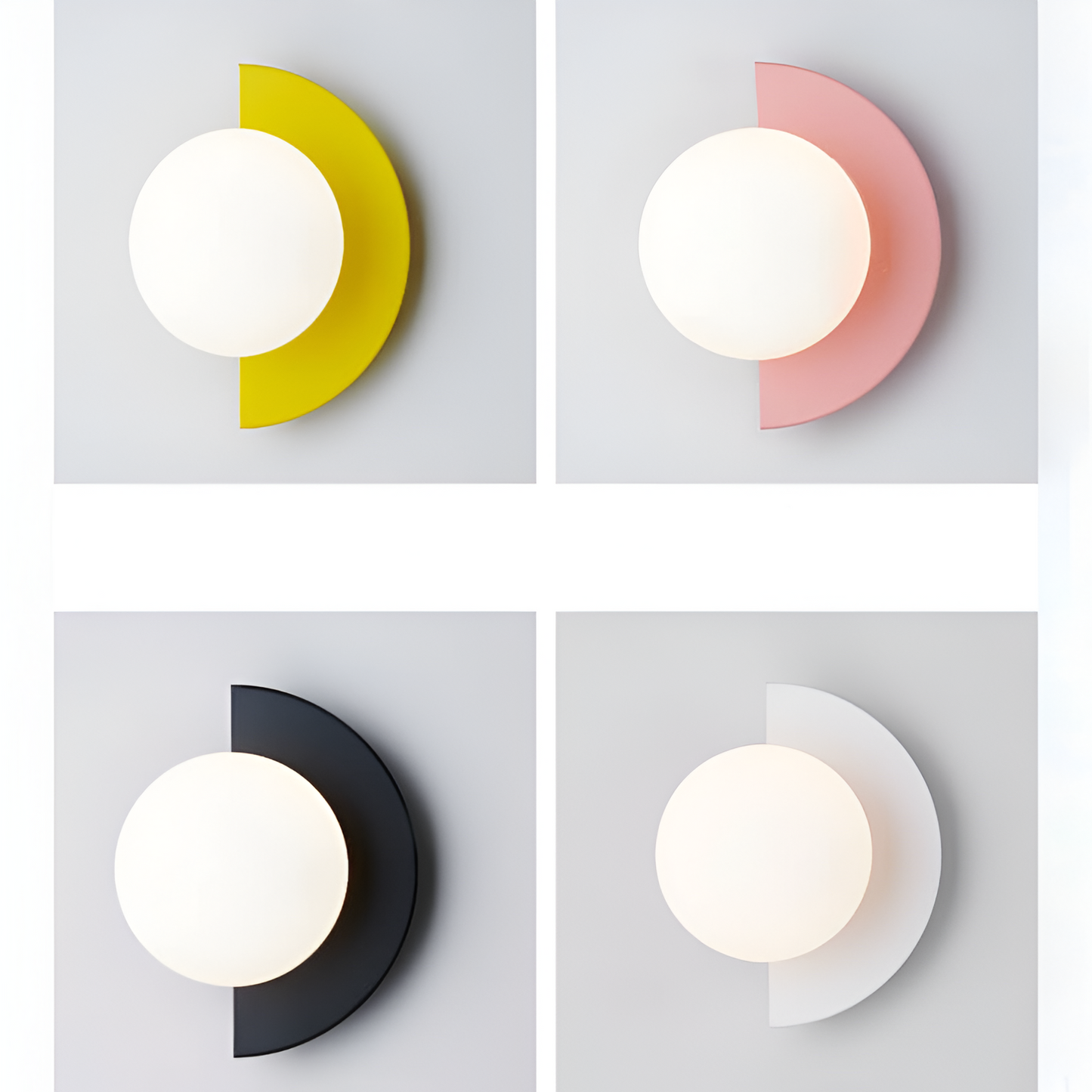 LED Indoor Light Fixture Wall Sconce Modern Glass Globe