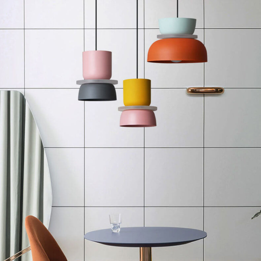 LED Modern Pendant Light Macaron Nordic Style