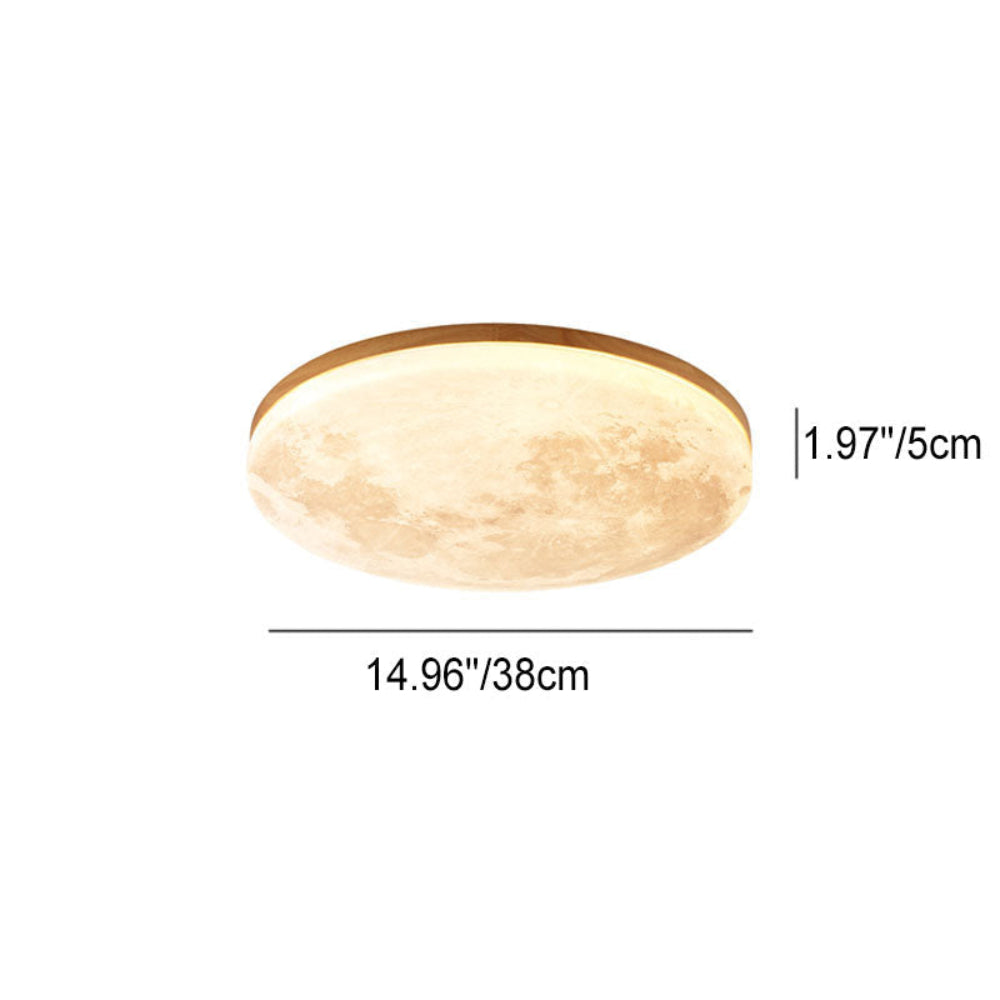 LED Moon Design Ceiling Light Minimalist Style
